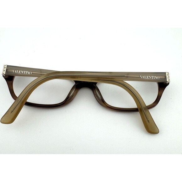 Valentino V2618 236 (Brown Stripe) glasses Women's 52/16/135 FRAMES ONLY - Picture 8 of 9